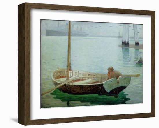 The Outward Bound, 1912-Frederick Cayley Robinson-Framed Giclee Print