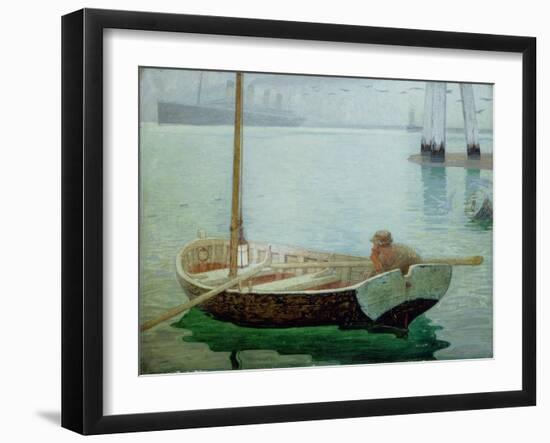 The Outward Bound, 1912-Frederick Cayley Robinson-Framed Giclee Print