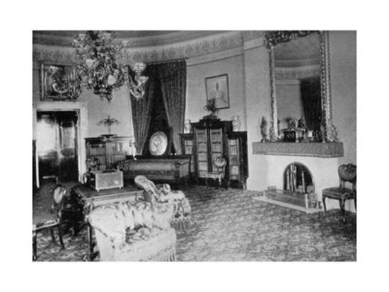 The Oval Sitting Room At The White House Washington Dc Usa 1908 Giclee Print By Art Com