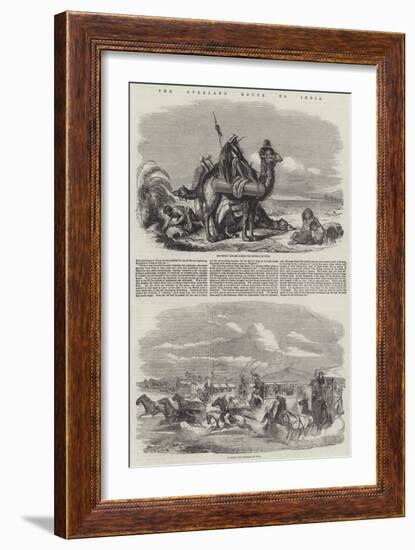 The Overland Route to India-null-Framed Giclee Print