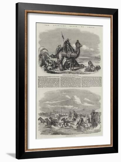 The Overland Route to India-null-Framed Giclee Print