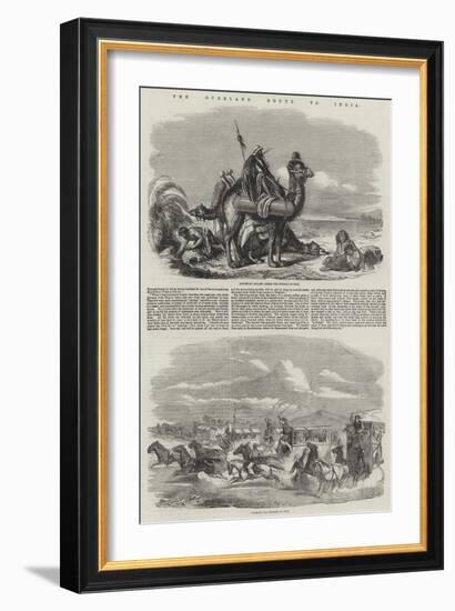 The Overland Route to India-null-Framed Giclee Print