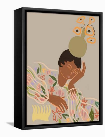 The Overthinker-Arty Guava-Framed Premier Image Canvas