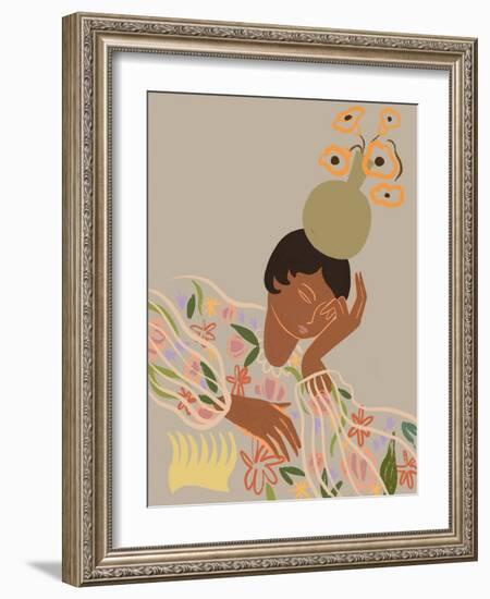 The Overthinker-Arty Guava-Framed Giclee Print