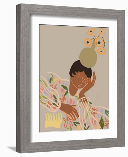 The Overthinker-Arty Guava-Framed Giclee Print