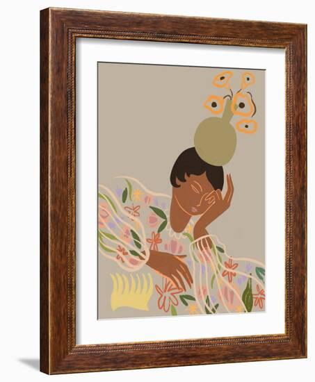 The Overthinker-Arty Guava-Framed Giclee Print