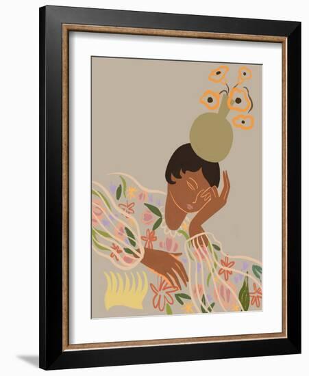 The Overthinker-Arty Guava-Framed Giclee Print