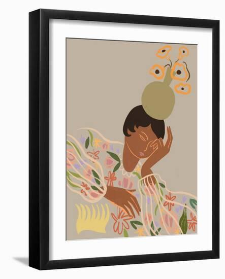 The Overthinker-Arty Guava-Framed Giclee Print