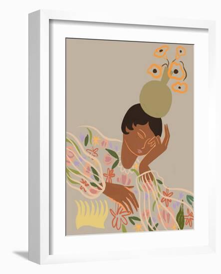 The Overthinker-Arty Guava-Framed Giclee Print