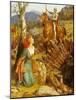 The Overthrowing of the Rusty Knight-Arthur Hughes-Mounted Giclee Print