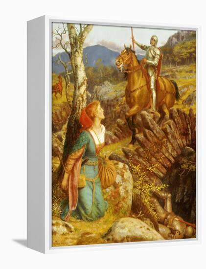 The Overthrowing of the Rusty Knight-Arthur Hughes-Framed Premier Image Canvas