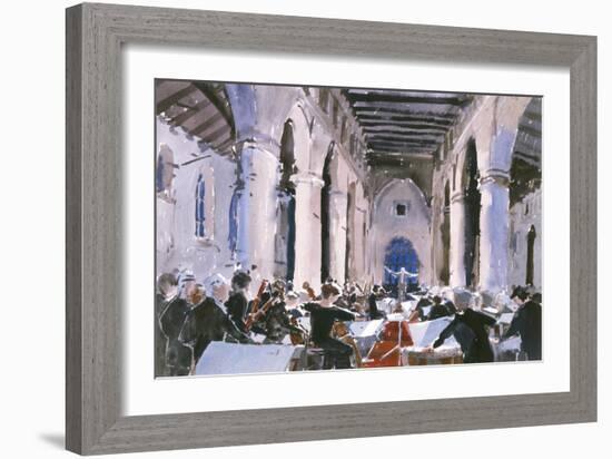 The Overture, St. Mary's Bridgwater, 1989 (W/C on Paper)-Lucy Willis-Framed Giclee Print