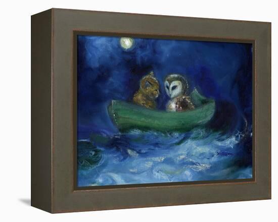 The Owl and the Pussycat, 2014-Nancy Moniz-Framed Premier Image Canvas