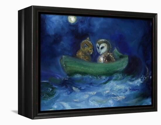 The Owl and the Pussycat, 2014-Nancy Moniz-Framed Premier Image Canvas