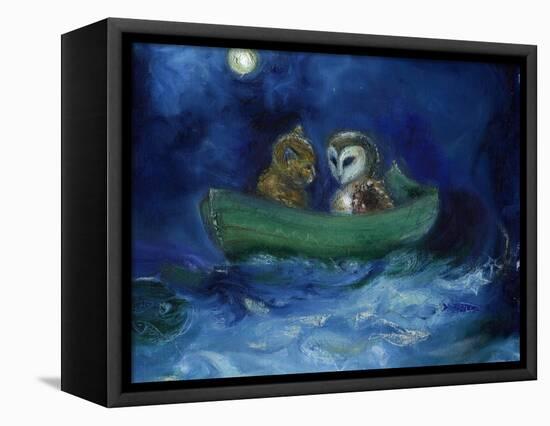 The Owl and the Pussycat, 2014-Nancy Moniz-Framed Premier Image Canvas