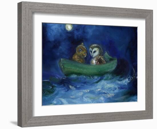 The Owl and the Pussycat, 2014-Nancy Moniz-Framed Giclee Print