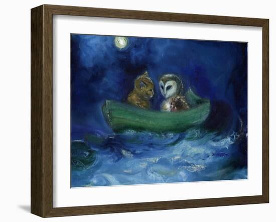 The Owl and the Pussycat, 2014-Nancy Moniz-Framed Giclee Print
