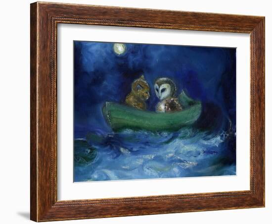 The Owl and the Pussycat, 2014-Nancy Moniz-Framed Giclee Print