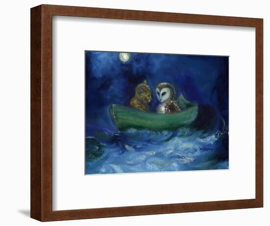 The Owl and the Pussycat, 2014,-Nancy Moniz Charalambous-Framed Premium Giclee Print