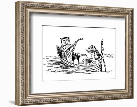 The Owl and The Pussycat-Edward Lear-Framed Premium Giclee Print