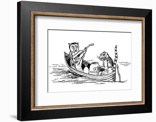 The Owl and The Pussycat-Edward Lear-Framed Premium Giclee Print