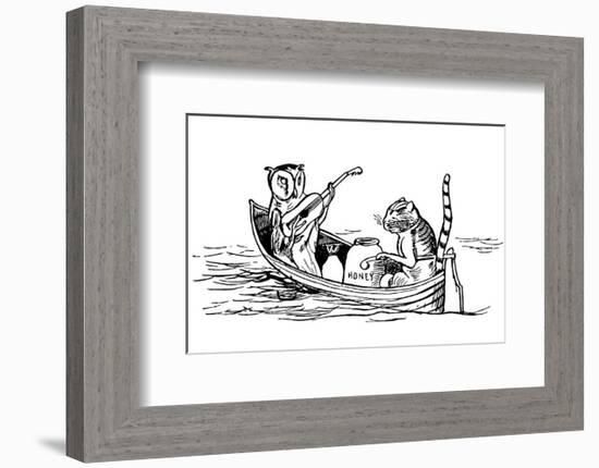 The Owl and The Pussycat-Edward Lear-Framed Premium Giclee Print