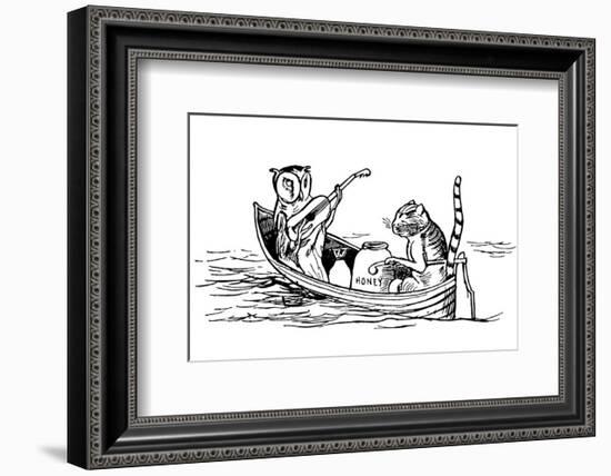 The Owl and The Pussycat-Edward Lear-Framed Premium Giclee Print