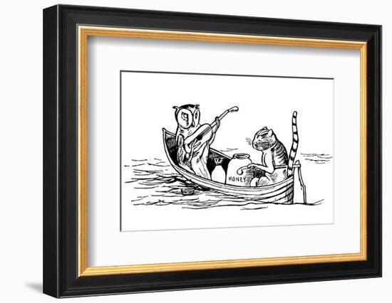 The Owl and The Pussycat-Edward Lear-Framed Premium Giclee Print