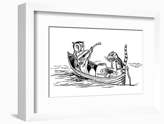 The Owl and The Pussycat-Edward Lear-Framed Premium Giclee Print