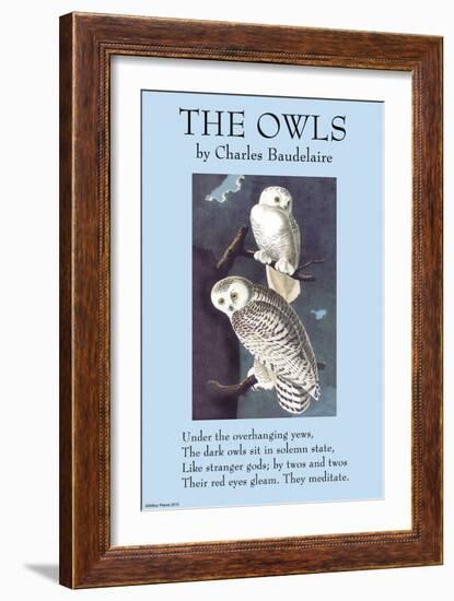 The Owls-null-Framed Art Print