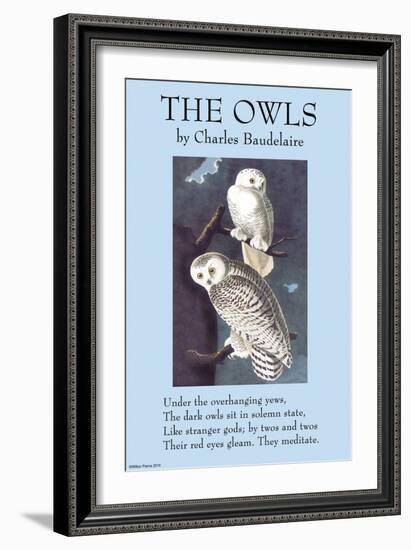 The Owls-null-Framed Art Print