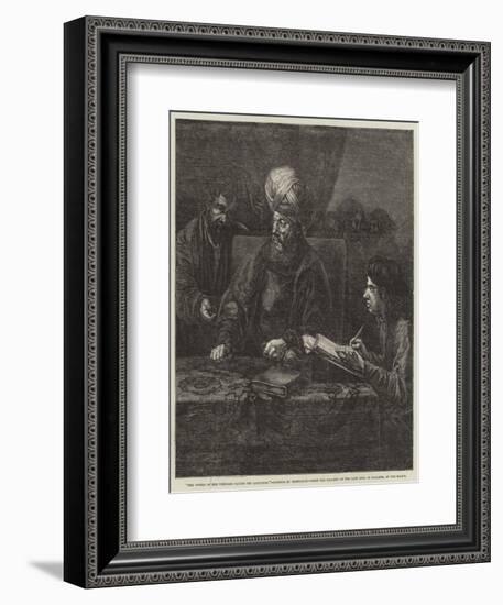 The Owner of the Vineyard Paying His Labourers-Rembrandt van Rijn-Framed Giclee Print