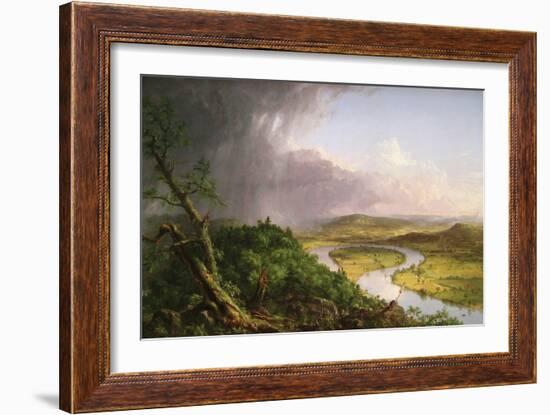 The Oxbow. Holyoke, Massachusetts-Thomas Cole-Framed Premium Giclee Print