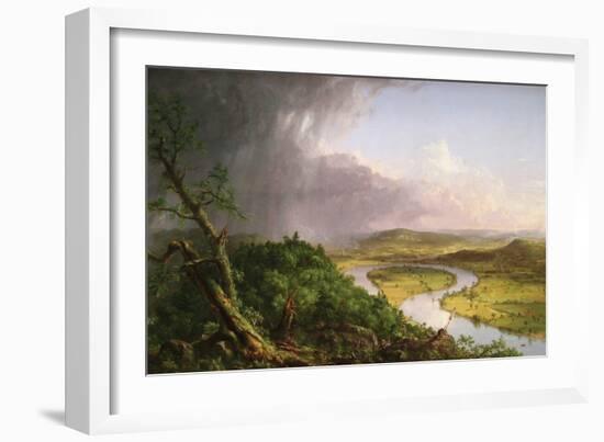 The Oxbow. Holyoke, Massachusetts-Thomas Cole-Framed Premium Giclee Print