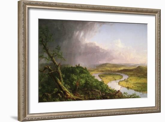 The Oxbow. Holyoke, Massachusetts-Thomas Cole-Framed Art Print