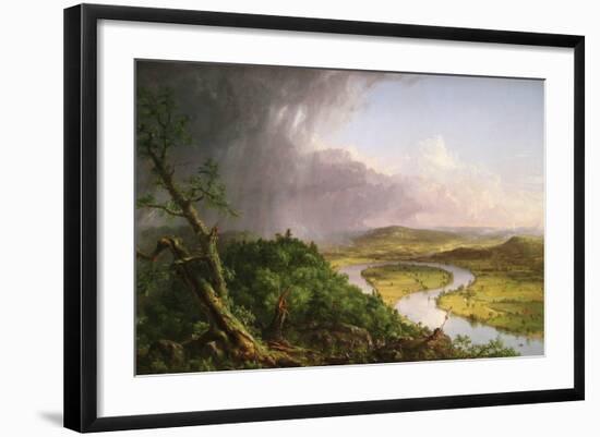 The Oxbow. Holyoke, Massachusetts-Thomas Cole-Framed Art Print