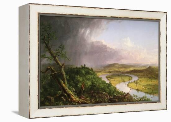 The Oxbow. Holyoke, Massachusetts-Thomas Cole-Framed Stretched Canvas