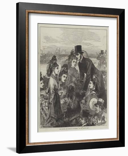 The Oxford and Cambridge Boat-Race, An Old Varsity Oar-Arthur Hopkins-Framed Giclee Print