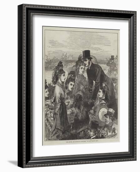 The Oxford and Cambridge Boat-Race, An Old Varsity Oar-Arthur Hopkins-Framed Giclee Print