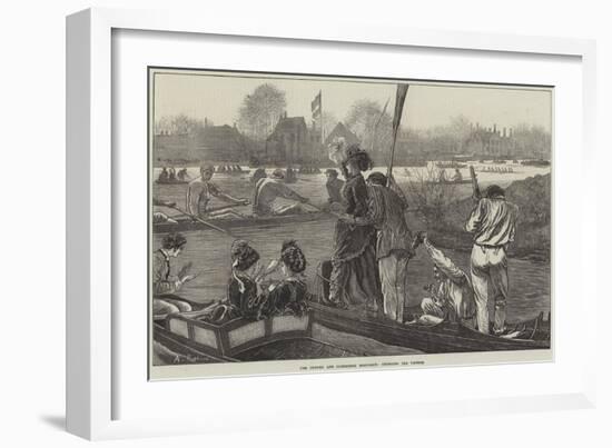 The Oxford and Cambridge Boat-Race, Cheering the Victors-Arthur Hopkins-Framed Giclee Print