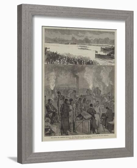 The Oxford and Cambridge Boat-Race-Charles Robinson-Framed Giclee Print