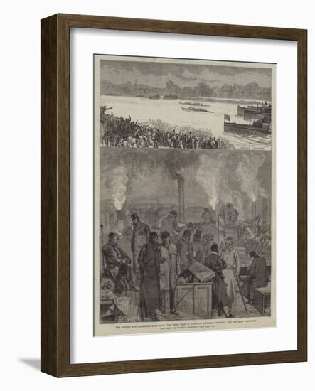 The Oxford and Cambridge Boat-Race-Charles Robinson-Framed Giclee Print