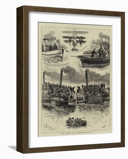 The Oxford and Cambridge Boat-Race-William Ralston-Framed Giclee Print