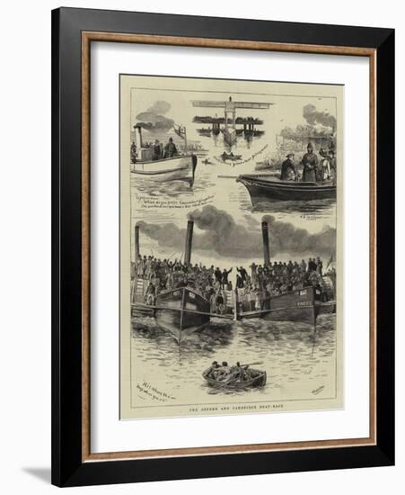 The Oxford and Cambridge Boat-Race-William Ralston-Framed Giclee Print