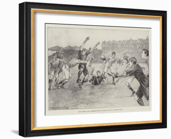 The Oxford and Cambridge Rugby Football Match at Queen's Club-Ralph Cleaver-Framed Giclee Print