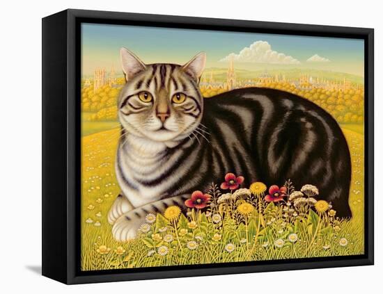 The Oxford Cat, 2001-Frances Broomfield-Framed Premier Image Canvas