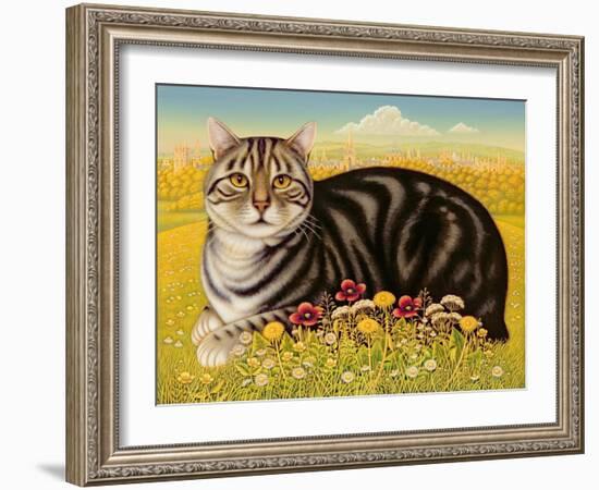 The Oxford Cat, 2001-Frances Broomfield-Framed Giclee Print