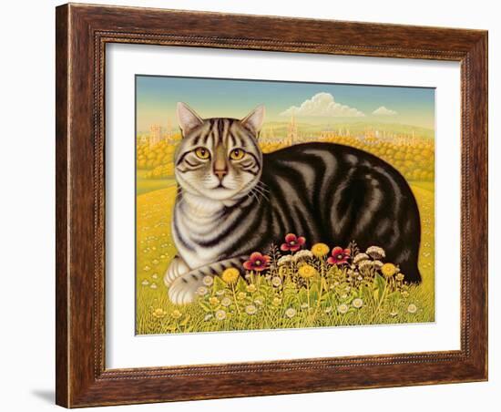 The Oxford Cat, 2001-Frances Broomfield-Framed Giclee Print