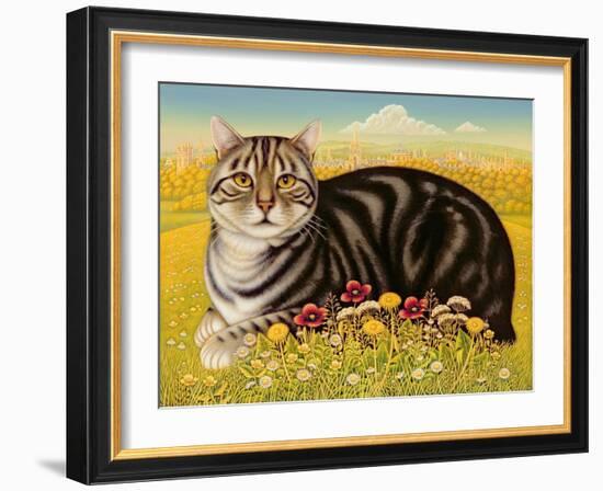 The Oxford Cat, 2001-Frances Broomfield-Framed Giclee Print