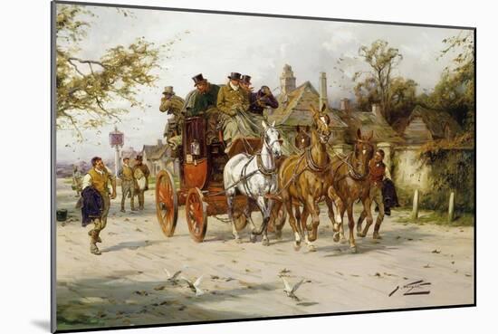 The Oxford to London Mail-George Wright-Mounted Giclee Print